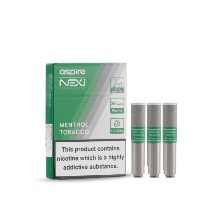 P10047 Menthol Tobacco Aspire Nexi Prefilled Pod